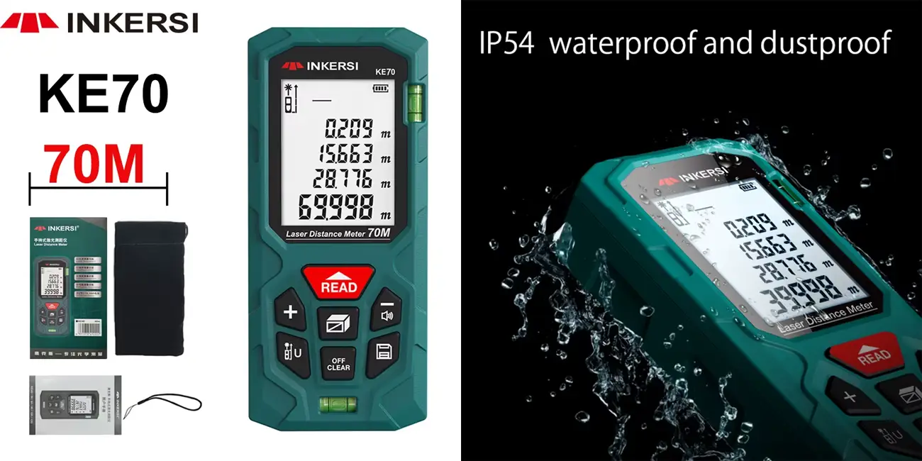 Metro láser INKERSI de hasta 70 metros