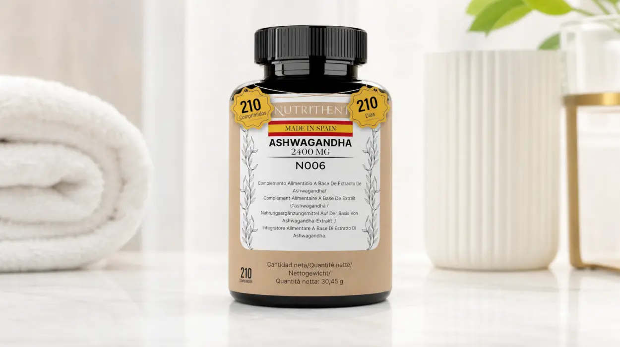 Ashwagandha en 210 microcomprimidos de fácil ingesta, con extracto concentrado 50:1