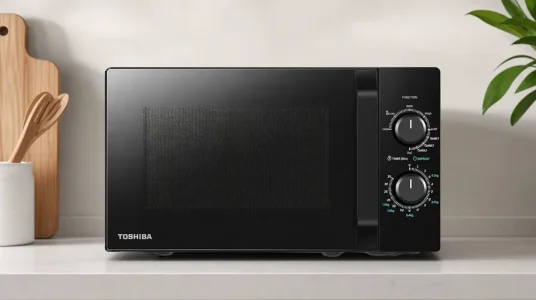 Microondas con grill Toshiba MW2-MG20P(BK) de 20 l y 9 niveles