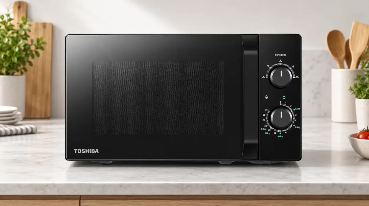 Microondas Toshiba MW2-MM20P(BK) de 20 l, 700 W y 5 niveles de potencia
