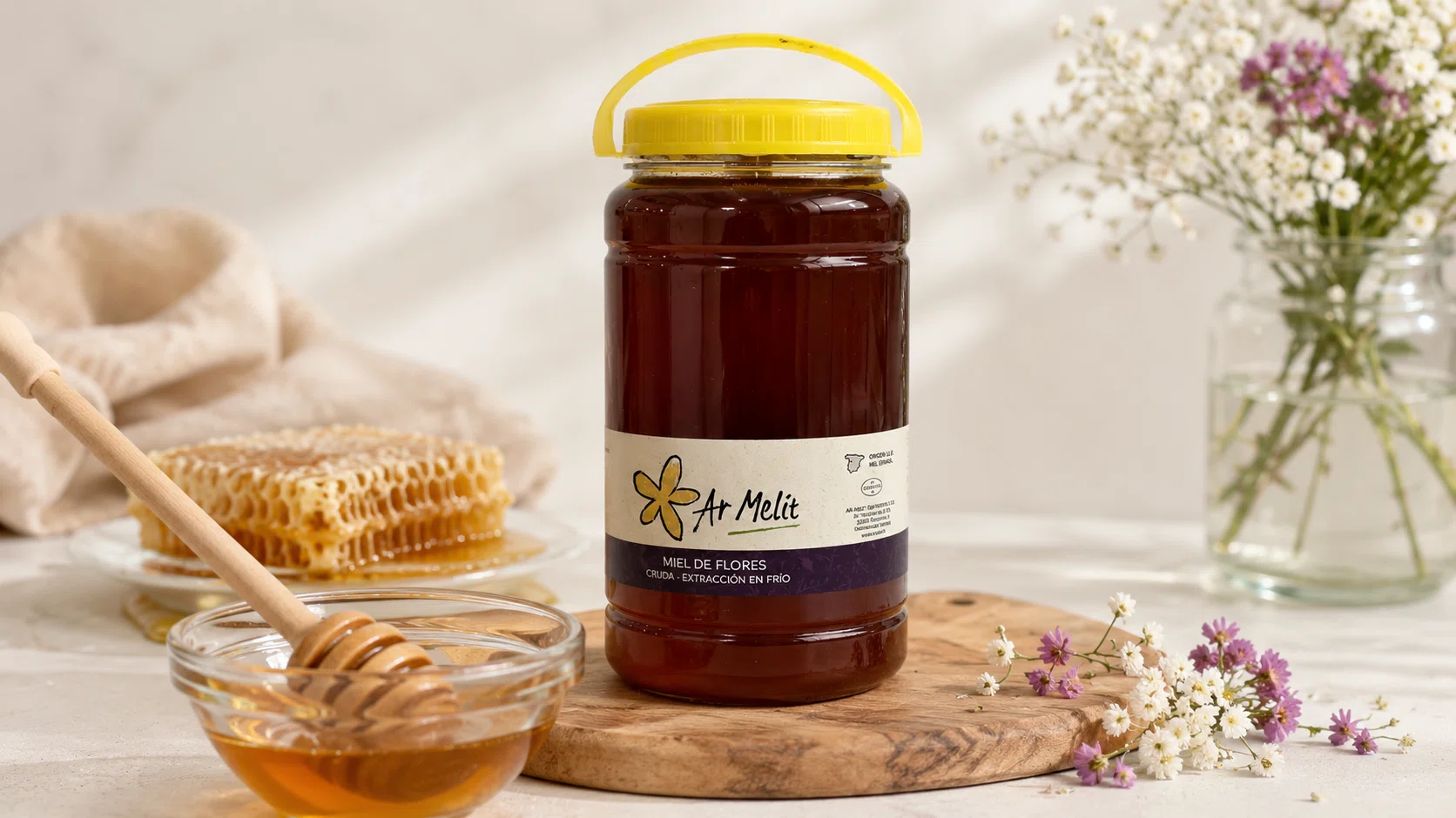 Auténtica miel de flores Ar Melit