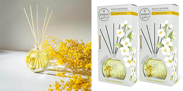 mikado ambientador jazmín Ambar Botanic chollo
