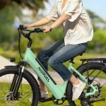 Chollo milecity 1 bicicleta eléctrica de 26 para viajes urbanos, alcance de 120 km