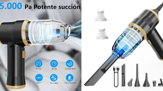 Mini aspiradora BELIBUY de 15000 Pa para coche