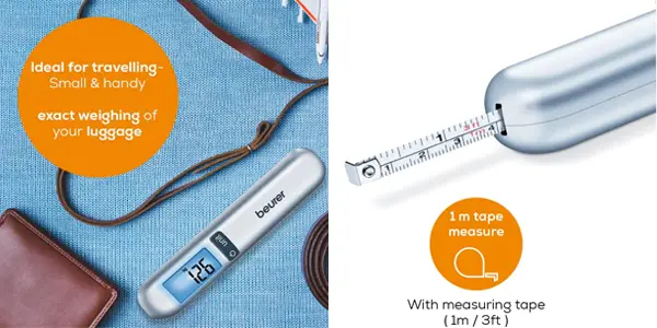 Báscula para maletas Beurer LS06 hasta 40 kilos