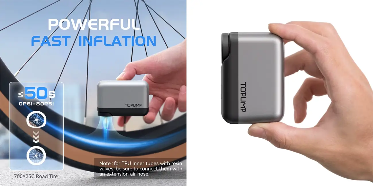 Mini bomba Topump TB2 de 120 psi