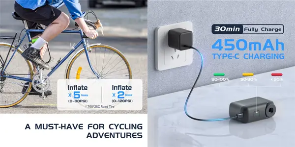 Mini bomba Topump TB2 de 120 psi