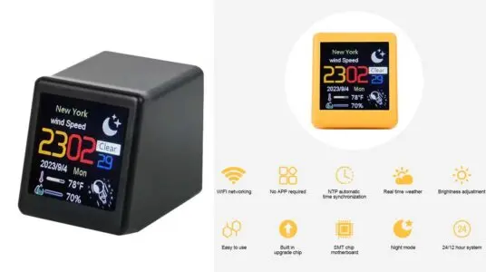 Mini estación meteorológica Wifi Inteligente barata