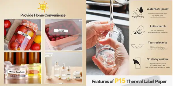mini impresora portátil de etiquetas Pristar P15 oferta