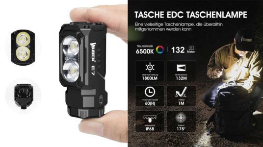 Mini linterna Wuben E7 barata