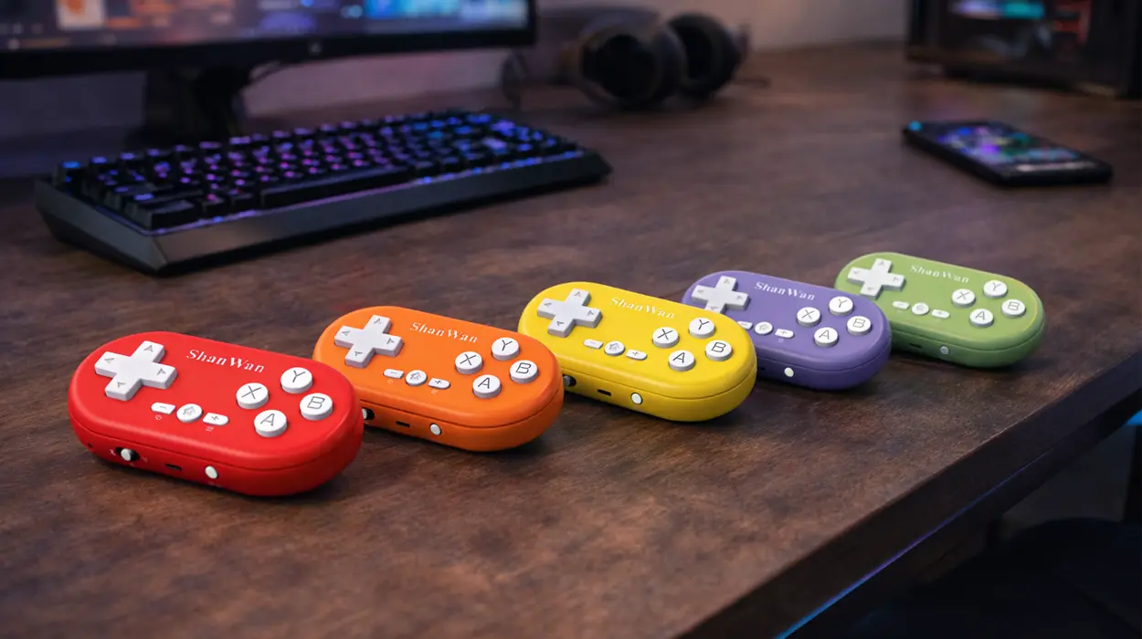 Mini mando Bluetooth Q36XDV para PC, Android e iOS