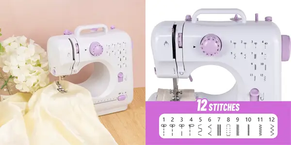 Mini máquina de coser eléctrica