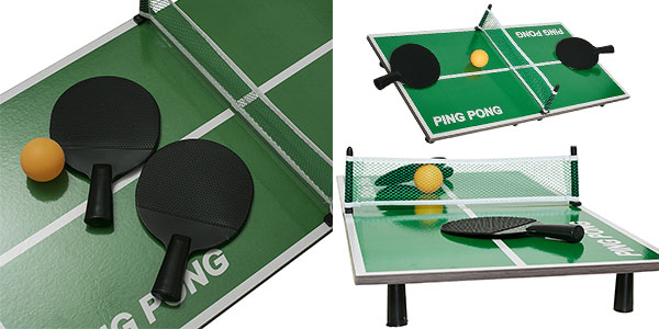 Mini mesa de ping pong barata