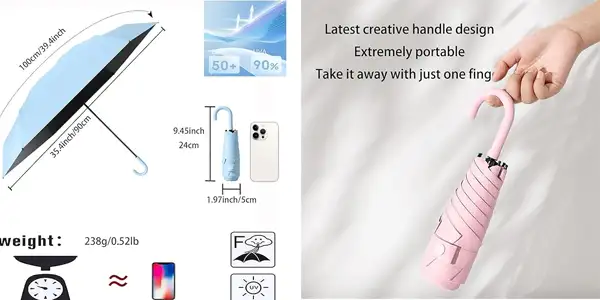 mini paraguas plegable Erised's Bifrost oferta