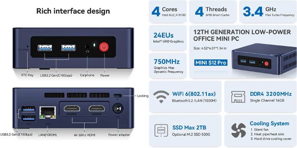 Mini PC Beelink Mini S12 Pro