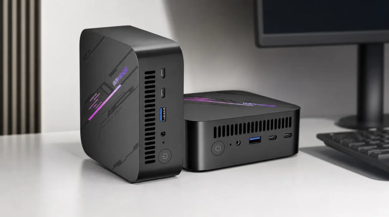 Mini PC Blackview MP100 con Ryzen 5 7430U, 16 GB de RAM y SSD de 512 GB