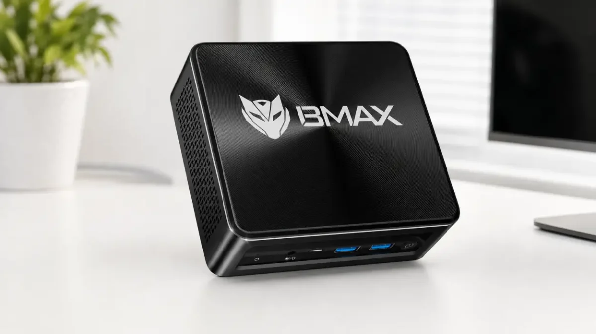 Mini PC Bmax B8 A Pro con Ryzen 7 8745HS, 16 GB de RAM y SSD de 512 GB