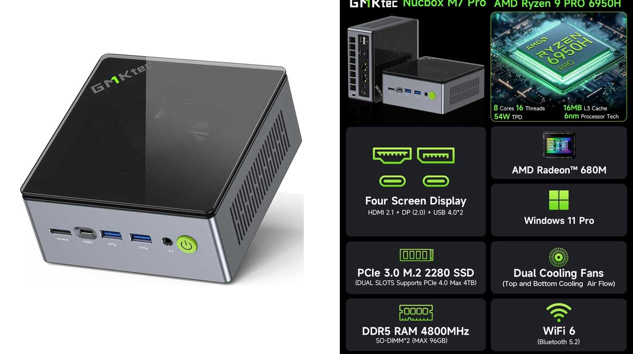 Mini PC GMktec M7 barato