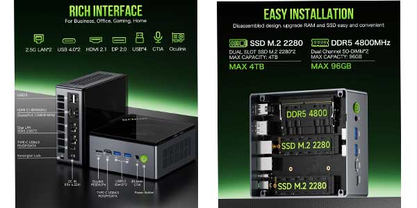 Mini PC GMktec M7 oferta