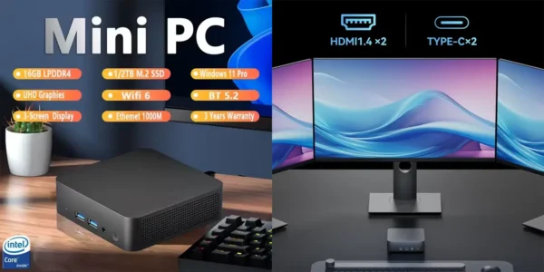 Mini ordenador con procesador Core i3-6100U