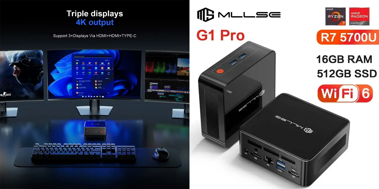 Mini PC MLLSE G1 Pro