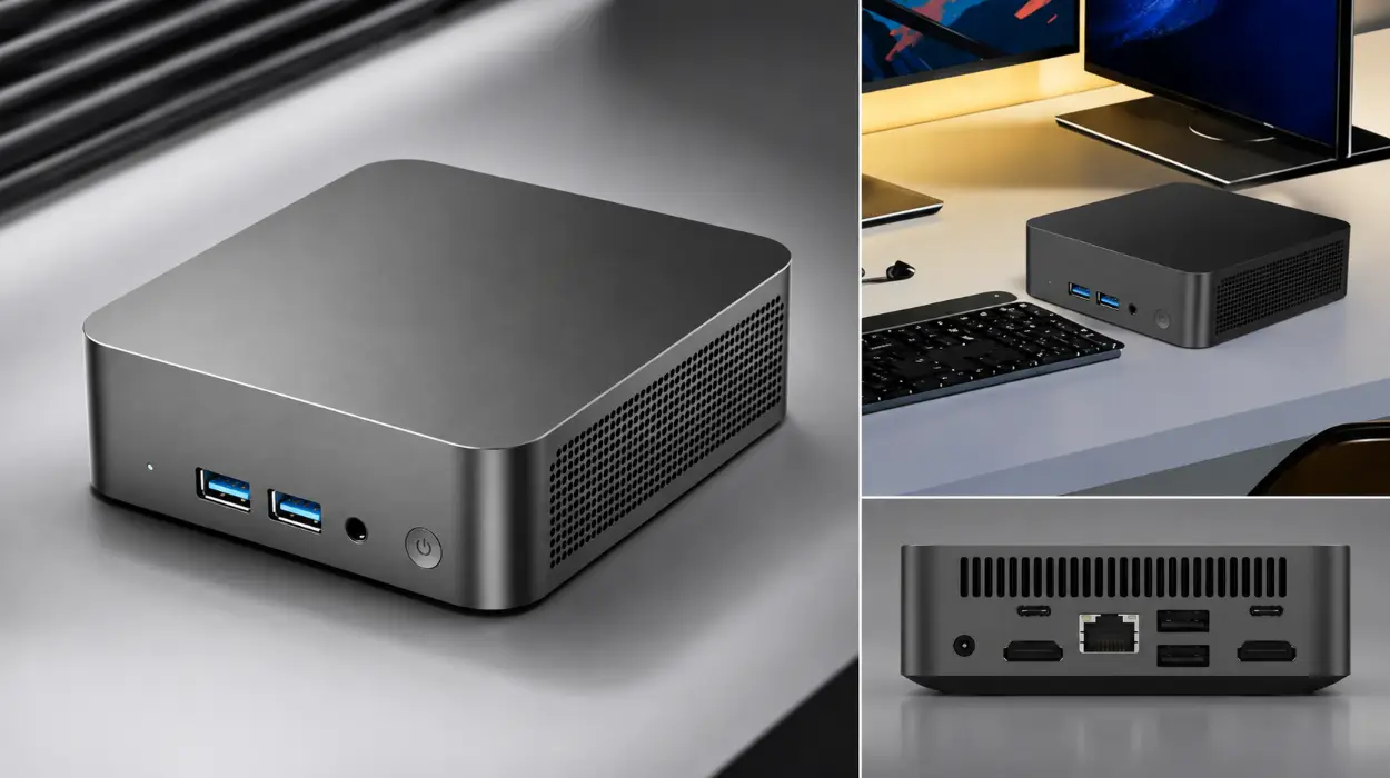 Mini PC Windows 11 con procesador Intel i3, 16 GB de RAM y SSD