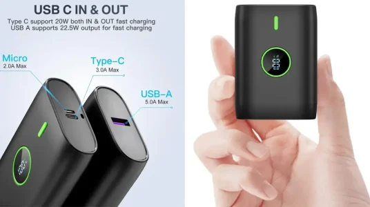 Mini powerbank Bogseth de 10.000 mAh PD 22.5W