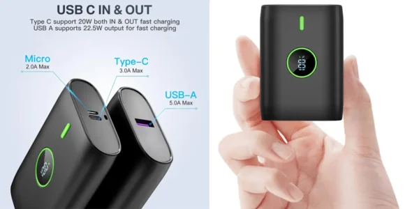 Mini powerbank Bogseth de 10.000 mAh PD 22.5W