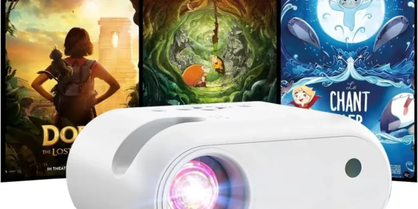 Chollo Mini Proyector Trípode 1080P Soporte