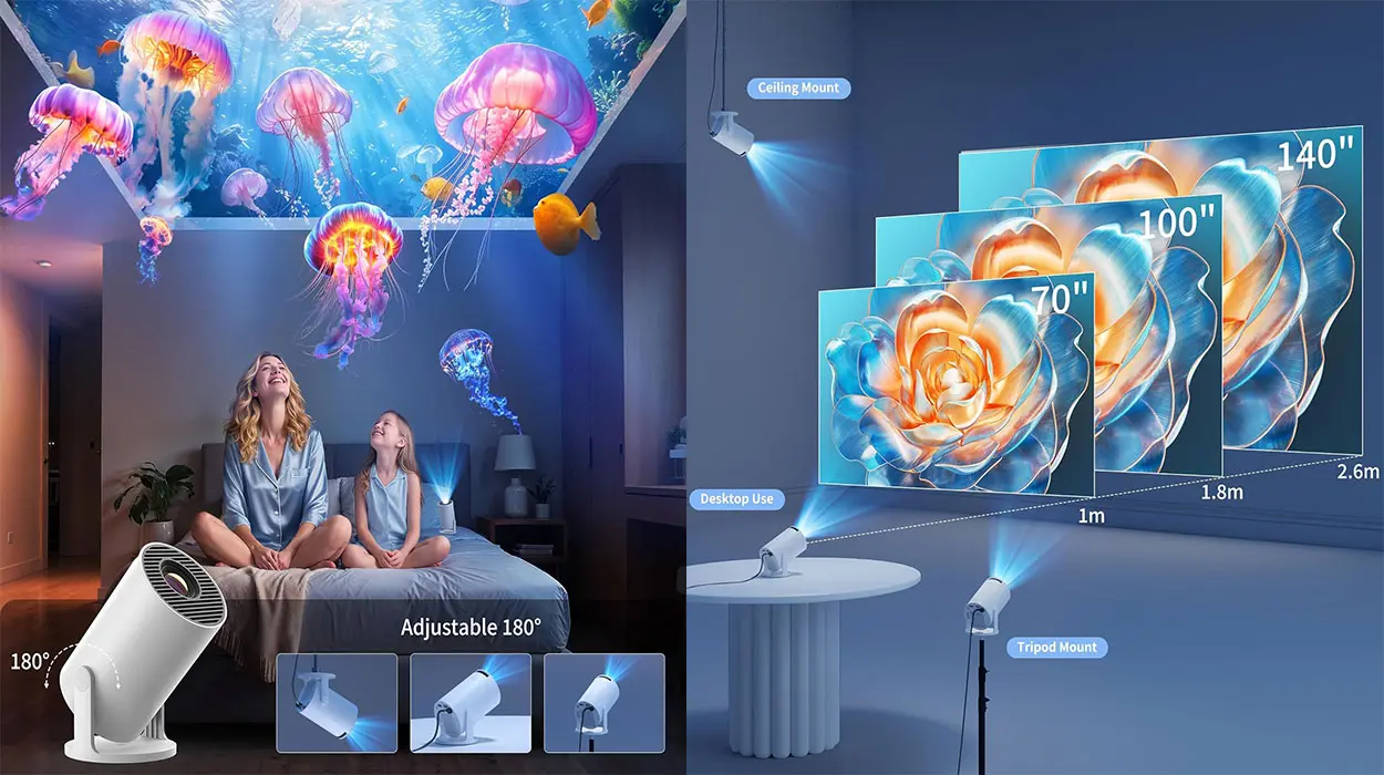 Mini proyector Yoton Y4PRO 1080P barato