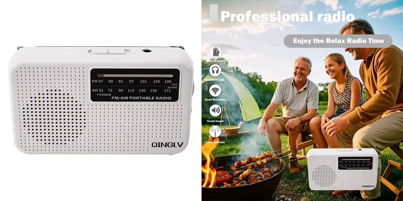 Mini radio FM/AM QINGLV