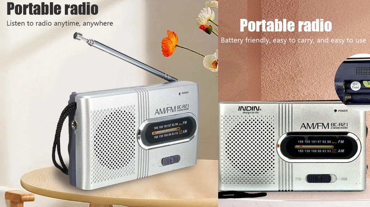 mini radio portátil AM FM BC-R21
