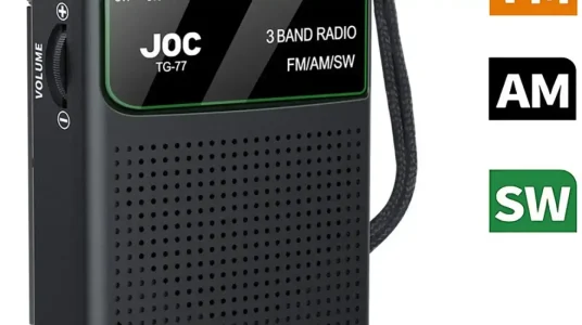 Chollo mini radio portátil de bolsillo am fm joc tg-77