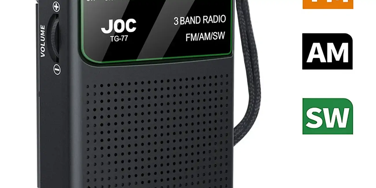 Mini Radio portátil de bolsillo AM/FM JOC TG-77