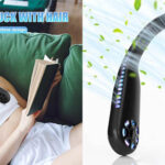 Mini ventilador de cuello USB recargable