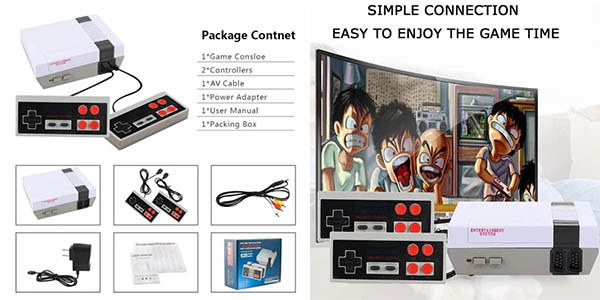 miniconsola 620 juegos clásicos barata