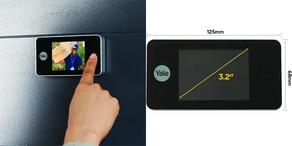 Mirilla electrónica digital Yale