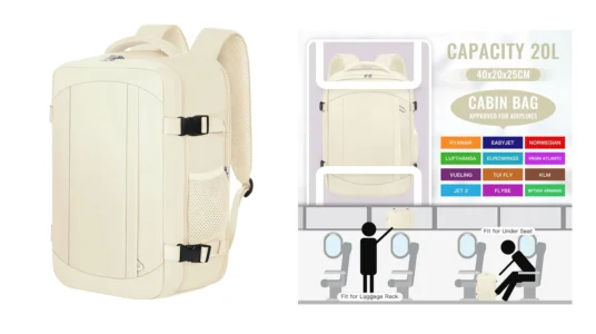 mochila de cabina Ltemziiy de 20 litros