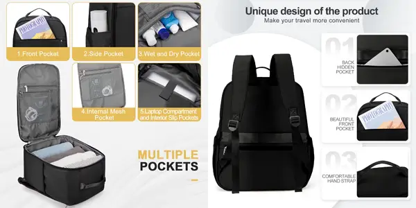 Mochila de cabina aprobada por Ryanair