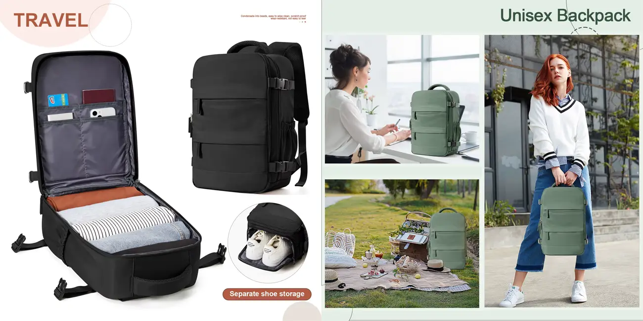 Mochila de viaje impermeable