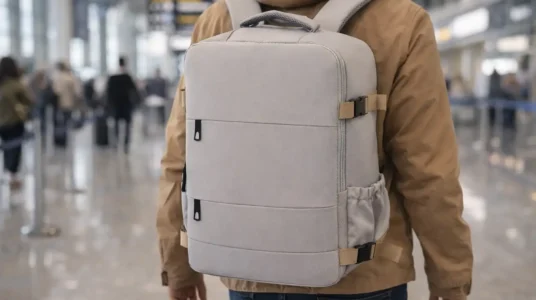 Mochila de viaje para embarque