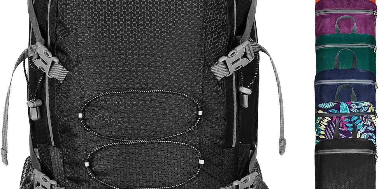 Mochila de senderismo Becojadde de 30 litros ultraligera, plegable e impermeable