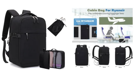 mochila de viaje Lossga para cabina Ryanair