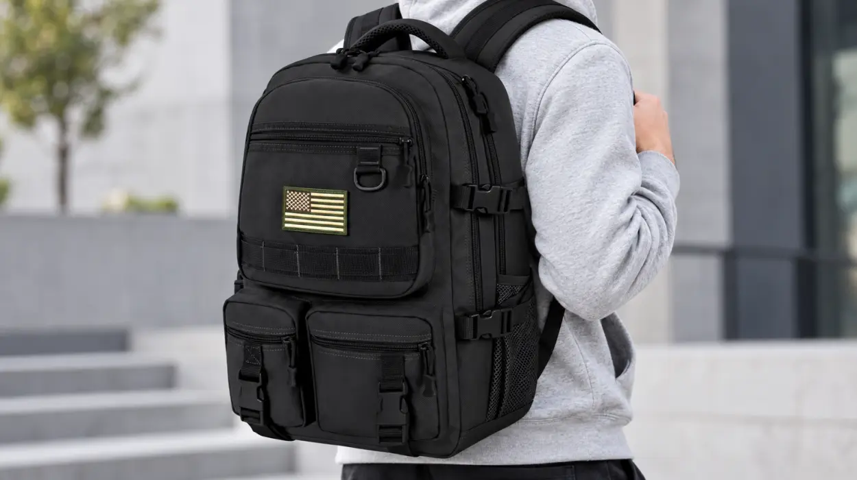 Mochila escolar juvenil de gran capacidad y compartimento para portátil de 17,3 pulgadas