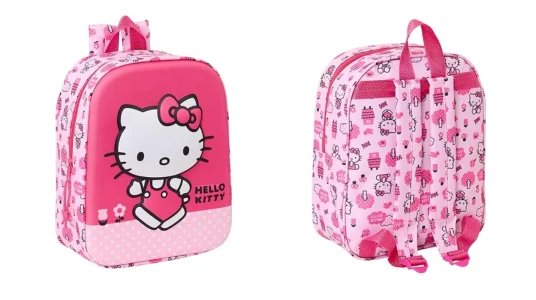 mochila-guarderia-safta-hello-kitty-3d-adaptable-a-carro
