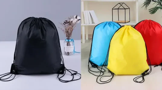 Mochila saco de nailon
