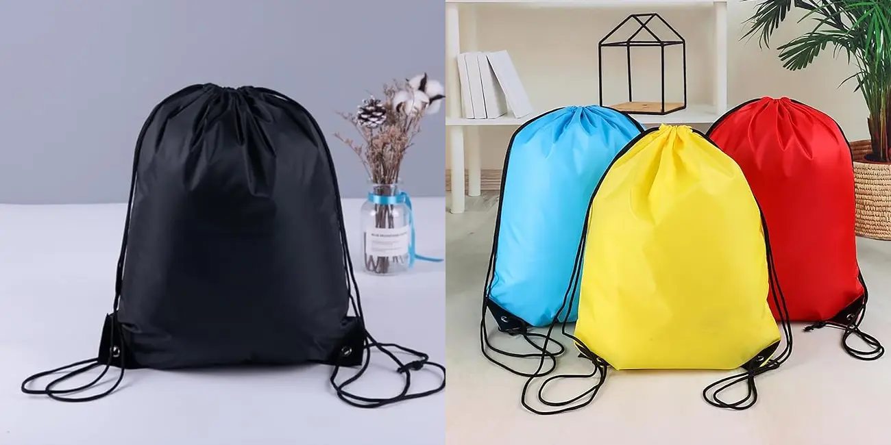 Mochila saco de nailon