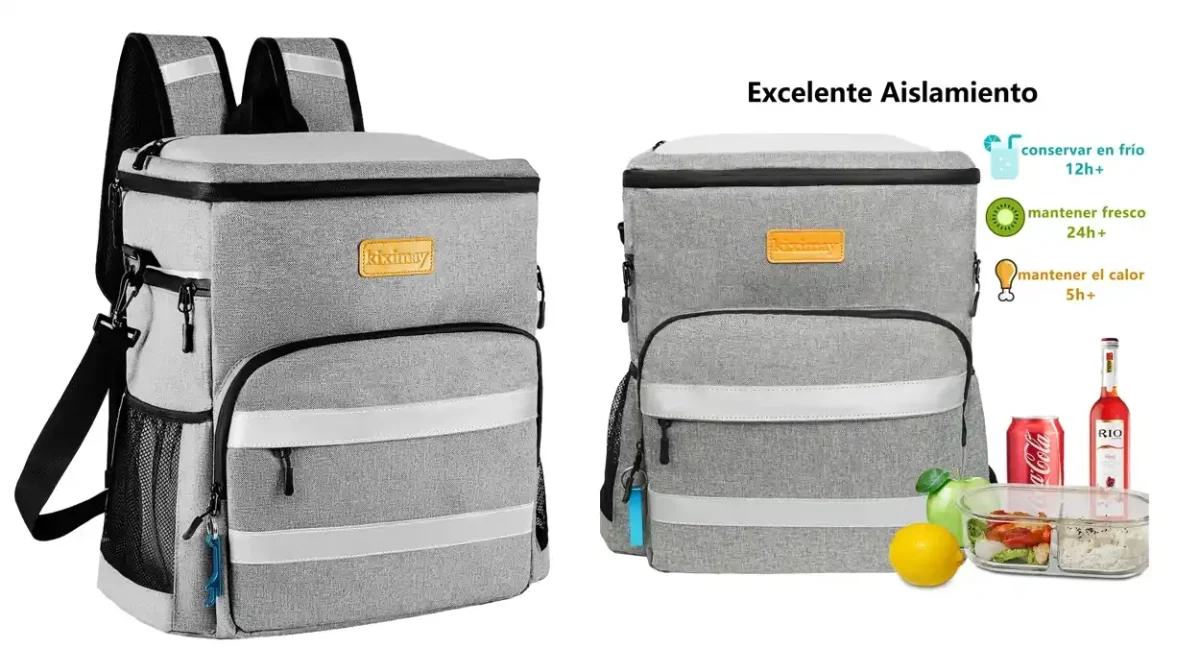 Bebidas y alimentos frescos en cualquier lugar con esta mochila isotérmica que tiene una rebaja brutal ¡TOP ventas!