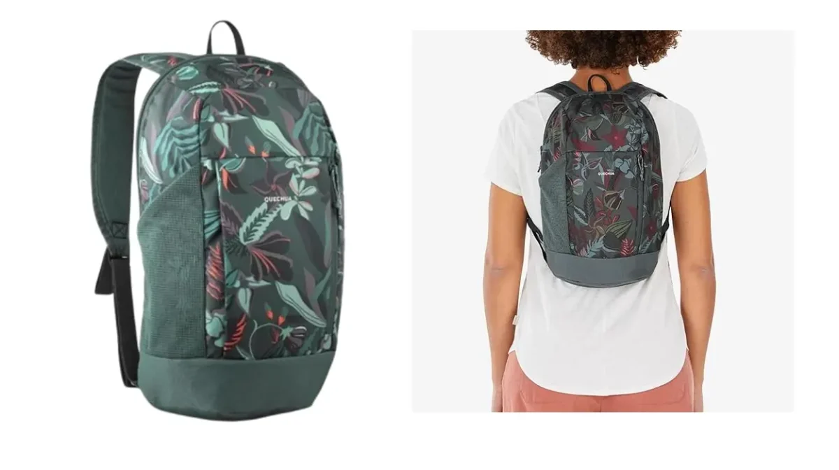 Mochila pequeña de senderismo Quechua NH100 de 10 litros