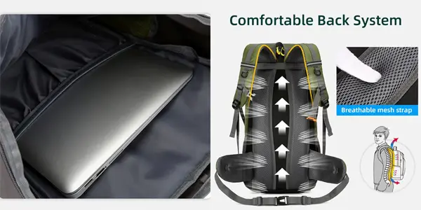 Mochila de senderismo Weikani